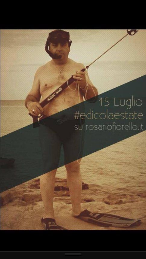 Promo puntata speciale Edicola estate - immagine da pagina facebook ufficiale di Fiorello