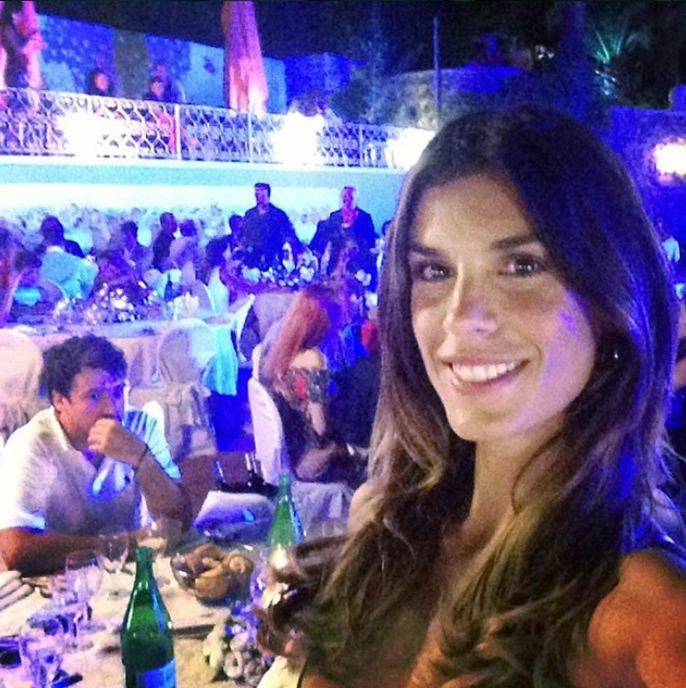 Elisabetta Canalis a Ischia con gli amici