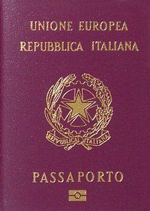 Passaporto italiano. Fonte: Wikimedia Commons