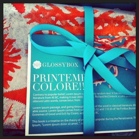 Glossybox Blue edition luglio 2013