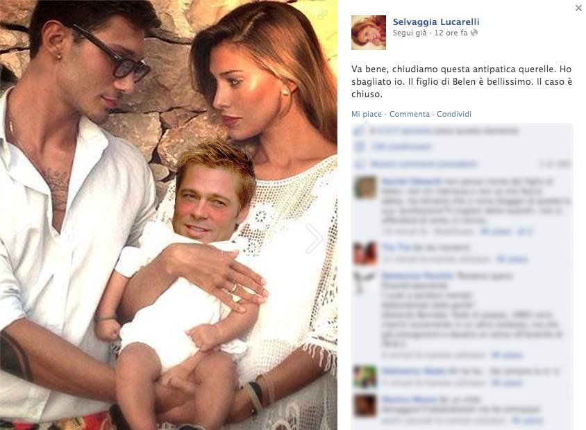 Selvaggia Lucarelli offende Bélen e suo figlio Santiago Bigodino