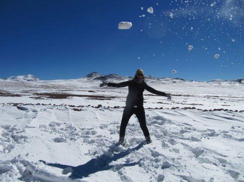 Neve in Bolivia