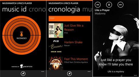 MusiXmatch lyrics player