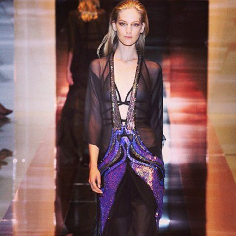 sfilata Gucci #mfw - foto Instagram @nypfashion