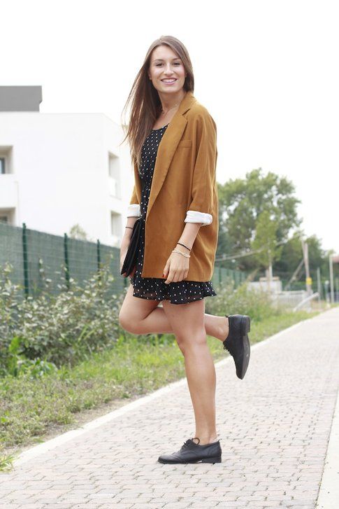 Il mio Outfit: Camel Chic, Pois e Francesine