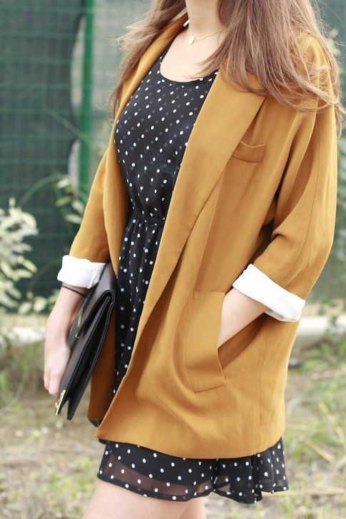 Il mio Outfit: Camel Chic, Pois e Francesine