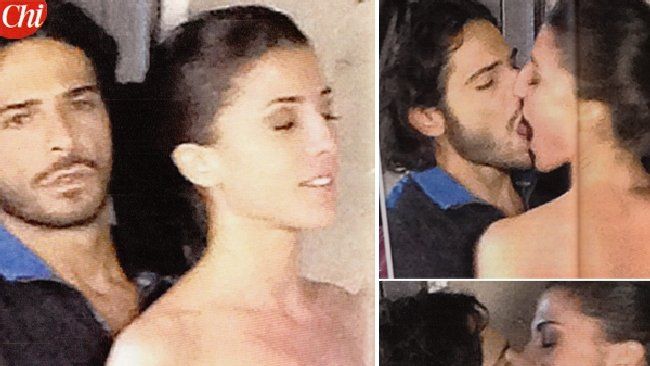 Marco Bocci bacia appassionatamente Francesca Valtorta