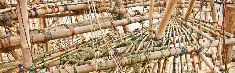 L'installazione Big Bambù al MACRO di Roma: l'opera d'arte è un nido gigantesco