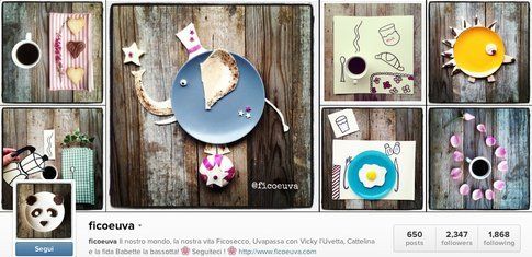 L'account Instagram di ficoeuva