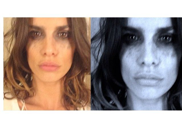 Elisabetta Canalis senza trucco