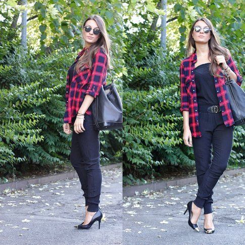 Tuta Intera e Camicia Check: il mio outfit!