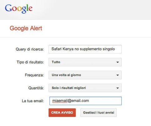 google alert