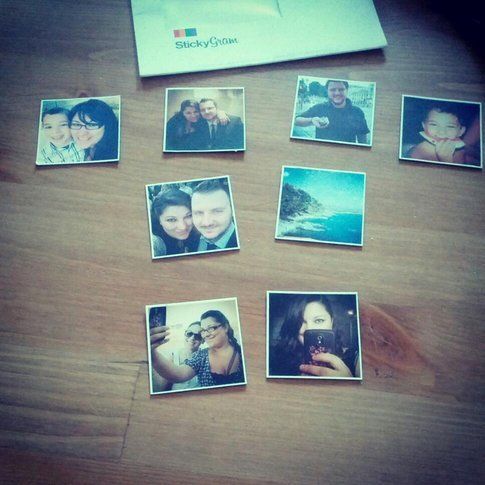 Stickygram: magneti con le foto di Instagram. Fonte: giovannagallo.it