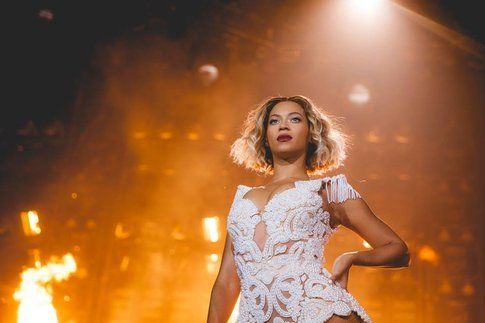 Beyonce in concerto - foto Facebook ufficiale