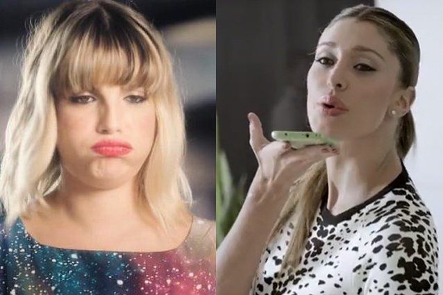 Belen e Emma: sfida a colpi di pubblicità