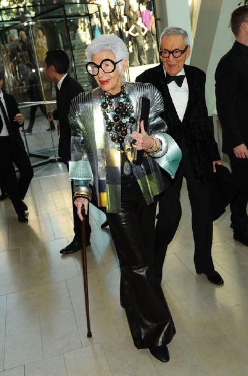 La celebre Iris Arfel, fonte classyfashionable.blogspot.com