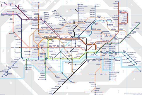 Mappa Metropolitana di Londra