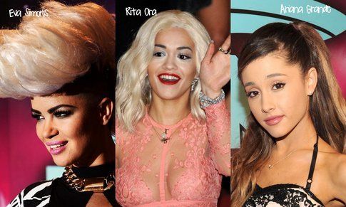 EMA 2013: Make-up TOP e FLOP - Fonte: Eva (Ian Gavan), Rita (Corbis Images) e Ariana ((Photo by Kevin Mazur)