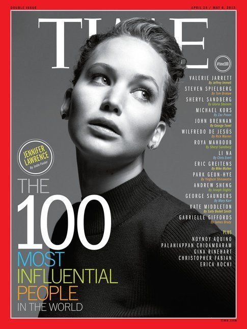 Jennifer Lawrence sulla copertina speciale del Time - foto Daringtodo.it