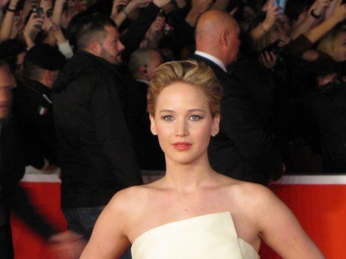 Jennifer Lawrence sul red carpet del Festival del cinema di Roma - foto Movieplayer.it