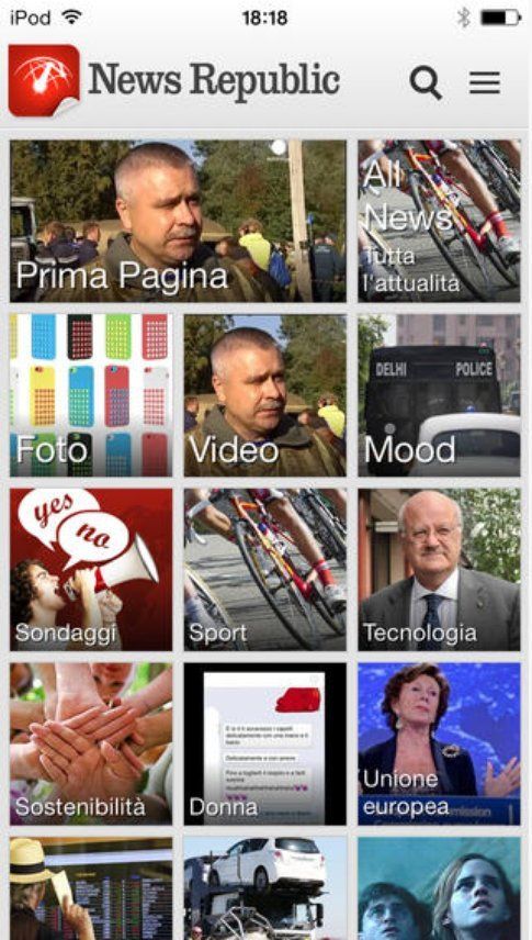 App iOS per leggere le news: News Republic