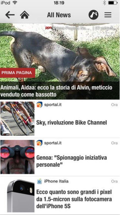 App iOS per leggere le news: News Republic