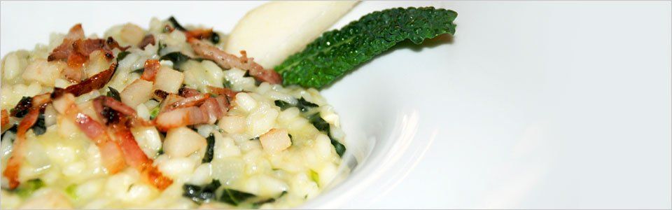 Risotto con cavolo nero, pere e brie: la ricetta per scaldare le fredde giornate invernali