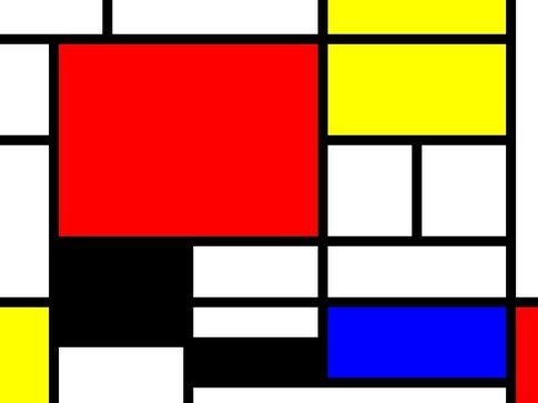 il famoso quadro di Mondrian