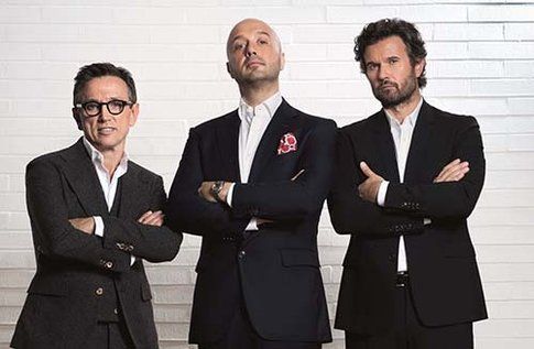 Bruno Barbieri, Joe Bastianich, Carlo Cracco