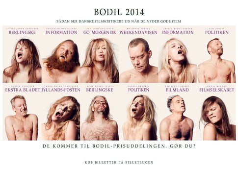 Manifesto Bodil Awards 2014 - immagine dalla pagina ufficiale www.bodilprisen.dk