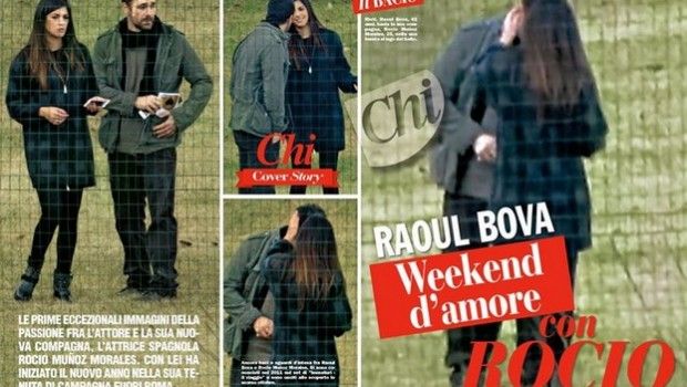 Raoul Bova: le foto del primo bacio con Rocio Munoz Morales