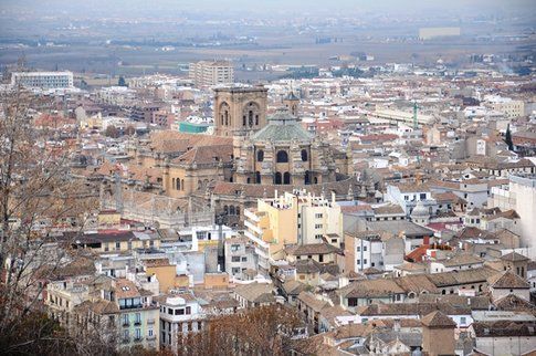 Vista della Cattedrale dall'Alhambra