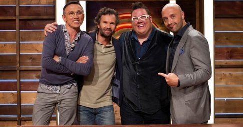 I giudici di Masterchef con Graham Elliot - foto Masterchef