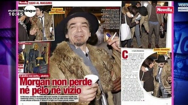 Morgan ubriaco a Pitti uomo