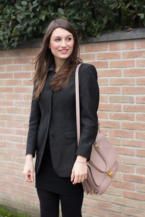 Il mio Outfit: Tubino Nero e Blazer Vintage