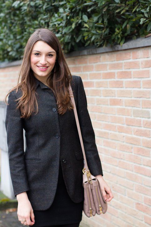 Il mio Outfit: Tubino Nero e Blazer Vintage