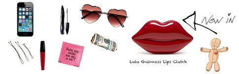 La NEW IN da inserire in borsa: Lulu Guiness Lips Clutch 245 euro