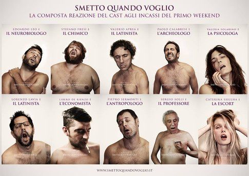 Poster "Smetto quando voglio" versione Nymphomaniac - design by Federico Mauro