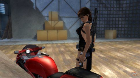 Lara è pur sempre una Lady, e un tubino nero va valorizzato con gli "accessori" giusti! (fonte Multiplayer.it)