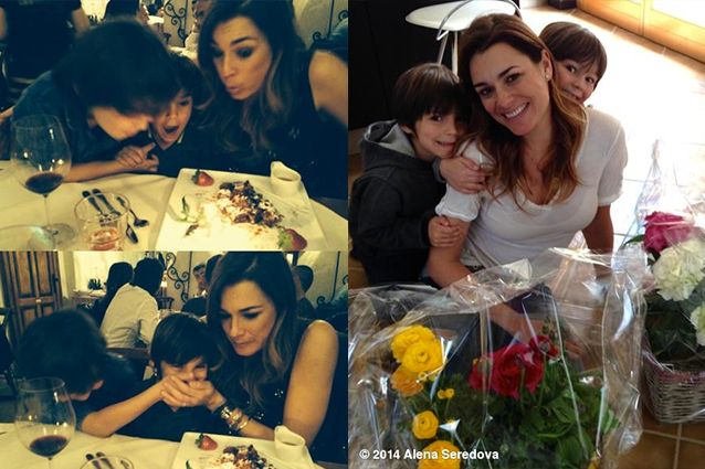 Alena Seredova: compleanno in compagnia dei figli. E Buffon?
