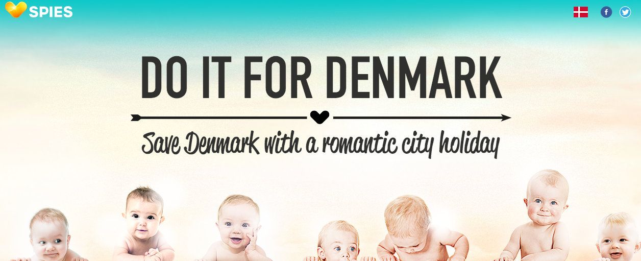 Nascite zero in Danimarca: arriva lo spot che consiglia il sesso in vacanza