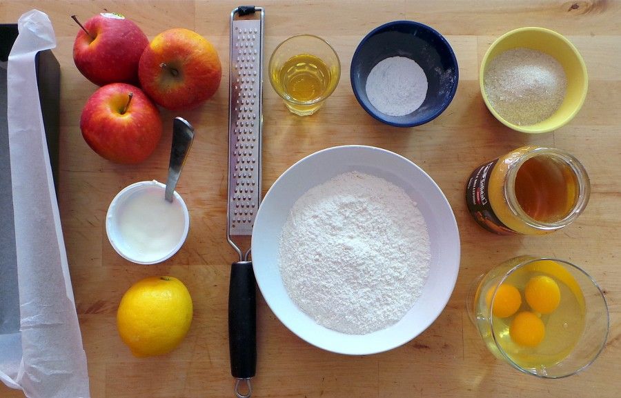 ingredienti per plumcake alle mele soffice