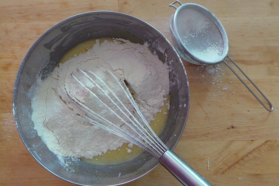 plumcake alle mele farina setacciata 