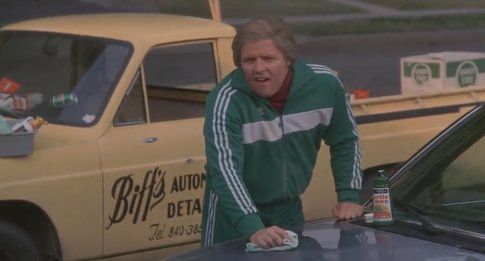 Biff Tannen (Tom Wilson) in Ritorno al Futuro