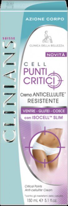 Cell Punti Critici Crema Anticellulite Resistente di Clinians