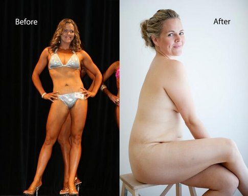 Taryn Brumfitt "prima e dopo" - foto Body Image Movement