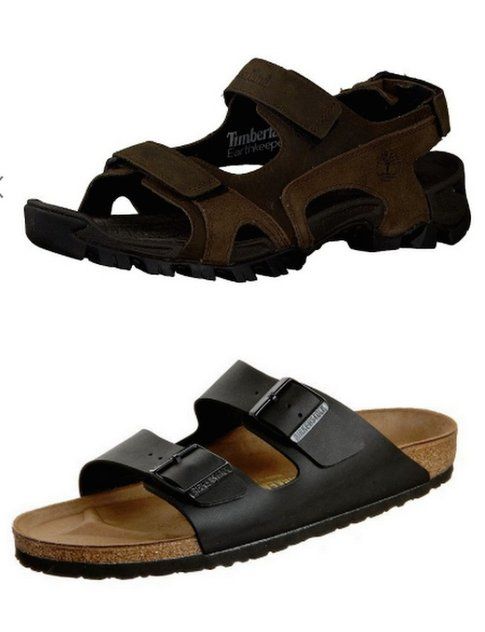 Sandali Sportivi Timberland e Birkenstock (fonte: Zalando.com)