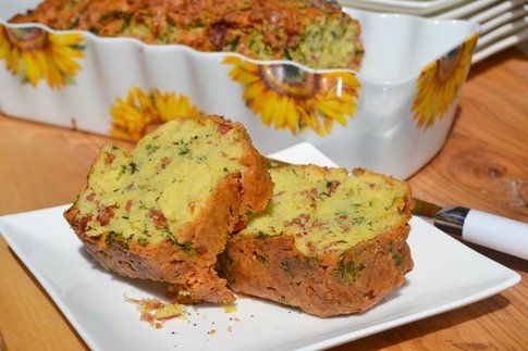 Plumcake salato con spinaci e prosciutto. Ricetta e foto di Roberta Castrichella.