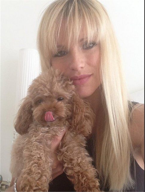 Michelle Hunziker con Lily