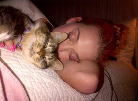 Katy Perry con Kitty Purry